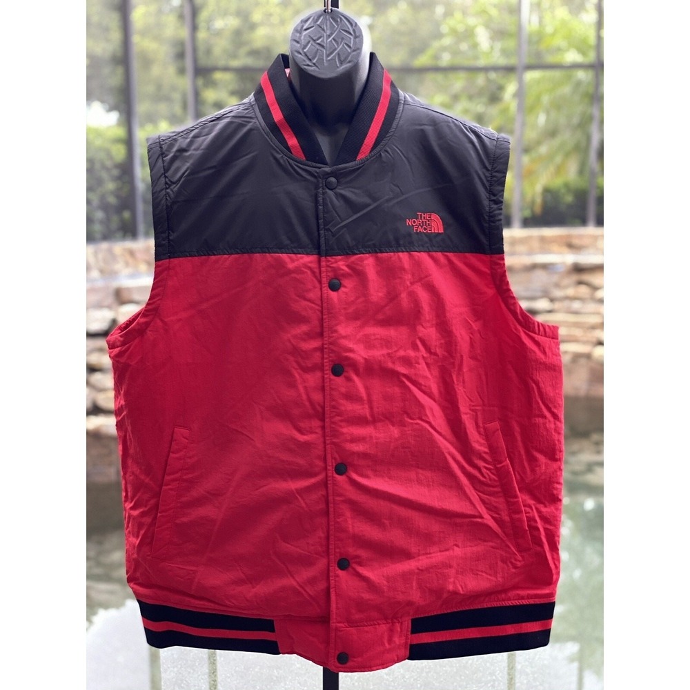 The North Face Men's Transbay Insulated Vest M Black/Red New with Tags